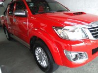 2014 Toyota Hilux G AT Red Pickup For Sale 