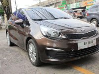 2016 Kia Rio AT GAS Brown Sedan For Sale 