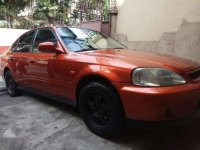 1999 Honda Civic SiR MT Orange Sedan For Sale 