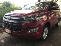 2017 Toyota Innova 2.8 E Automatic Red for sale