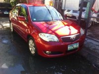 Toyota Vios 1.5 G 2006 AT Red Sedan For Sale 