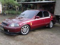 Honda Civic 1997 Manual Red Sedan For Sale 