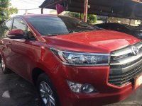 2017 Toyota Innova 2.8 E Automatic Red Sports Mode FOR SALE