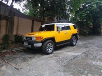 2015 Toyota FJ Cruiser yellow 4x4 FOR SALE