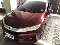 2014 Honda City VX 1.5 AT Red Sedan For Sale 