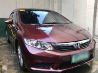 Honda Civic 2014 Automatic 1.8V Red Sedan For Sale 