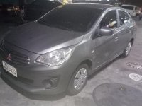 Mitsubishi Mirage 2015 Gasoline Manual Grey for sale