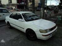 1992 Toyota Corolla Gli A.T White For Sale 