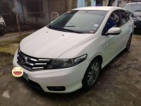 Honda City 2013 Top of the Line White For Sale 