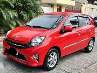 Fresh 2015 toyota Wigo G AT Red HB For Sale 
