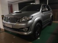 Toyota Fortuner 2015 4x2 G Diesel Gray SUV For Sale 