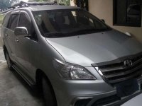 Toyota Innova J 2014 Diesel Silver SUV For Sale 