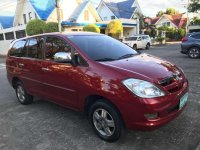 2006 Toyota Innova G, A/T, Red for sale