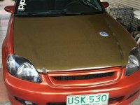 Honda Civic Manual B16 1997 Orange For Sale 