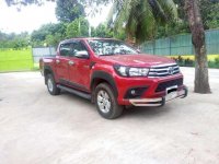 2016 Toyota Hilux G First Owner Red For Sale 
