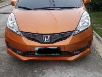 Honda Jazz 2012 Top of d Line Orange For Sale 