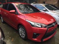 2016 Toyota Yaris 13 E Automatic Red Color for sale