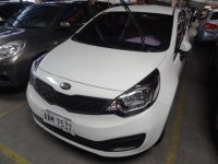 Kia Rio 2014 Gasoline Manual White for sale