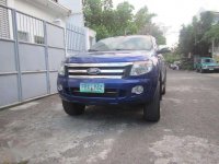 Ford Ranger 2014 blue for sale