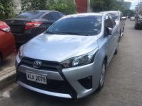 2015 Toyota Yaris 13 E Silver Manual Transmission for sale