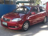 Toyota Vios E 2007 Model Red Sedan For Sale 