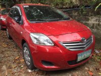 2011 Toyota Vios 13 J Red Manual for sale