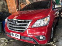 2014 Toyota Innova 2.5 E Manual Red Mica for sale