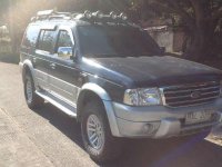 Ford Everest 4x4 Manual 2004 Blue SUV For Sale 