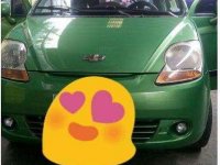 Chevrolet Spark 2007 Well Maintained Green For Sale 