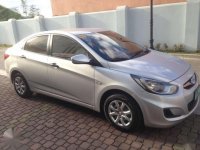 2013 Hyundai Accent Manual Silver For Sale 