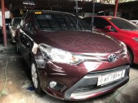 2017 Toyota Vios 1.3E Manual Blackish Red Limited Offer for sale