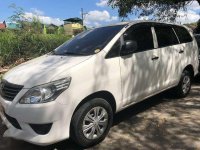 2014 Toyota Innova 2.5 J Manual White Limited Offer for sale