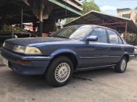 1992 Toyota Corolla GL MT Blue Sedan For Sale 