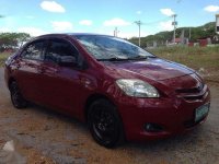 Toyota Vios J 2009 1.3 VVTi MT Red Sedan For Sale 