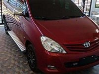 Toyota Innova 2009 Manual Red SUV For Sale 