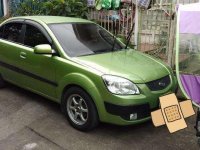 Kia Rio 2006 Top of the line Green Sedan For Sale 