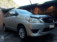 2013 Toyota Innova E MT Gas VVTi Silver For Sale 