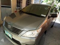 Toyota Innova 2013 E Manual Silver For Sale 