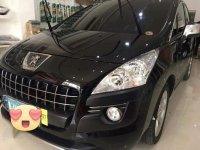 For sale black Peugeot 3008 2013