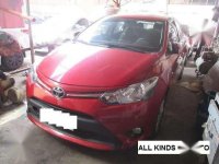 2017 Toyota Vios E dual vvti Red Automatic for sale