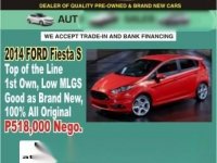 2014 FORD Fiesta S CARS UNLIMITED Auto Sales