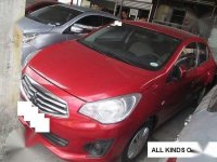 AT 2015 Mitsubishi Mirage Red G4 GLX for sale