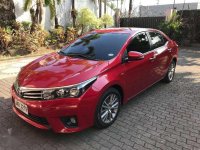 2014 Toyota Corolla Altis 1.6V Red For Sale 