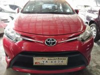 2017 Toyota Vios 1.3E manual RED for sale