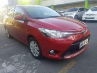 2015 Toyota Vios 1.3 E AT Red Sedan For Sale 
