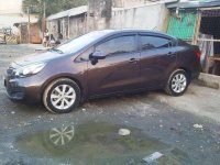 Kia Rio 2012 Matic Brown Sedan For Sale 