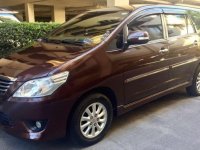 Toyota Innova 2.5G AT DSL 2013 Brown For Sale 