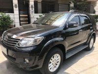 2012 Toyota Fortuner GAS AT Black SUV For Sale 
