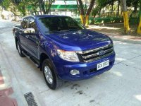 2014 Ford Ranger XLT Manual Blue Pickup For Sale 