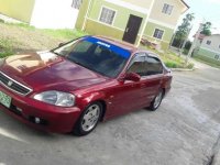 Honda Civic Vtec 1999 Red Sedan For Sale 